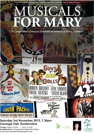 Musicals for Mary event